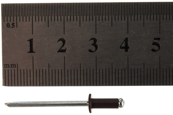 Заклепки RAL 8017 (3.2х8 мм; темно-коричневый) 50 шт. MATRIX 40670