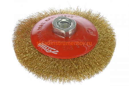 Щетка вогнутая (115 мм; М14) АТАКА 21781