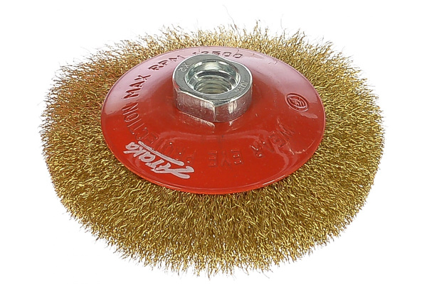 Щетка вогнутая (115 мм; М14) АТАКА 21781