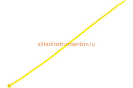 Нейлоновый хомут Зубр МАСТЕР желтый, 3,6 мм x 300 мм, 100 шт 309050-36-300