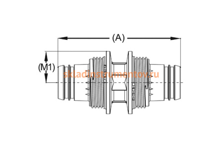 Соединитель "ШиреФит" (32 мм) для трубопровода Зубр 51490-32