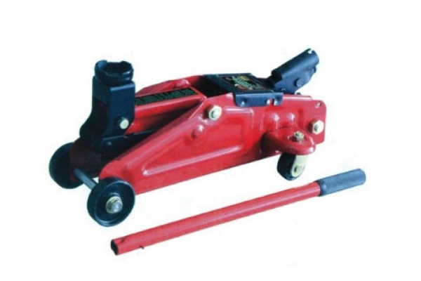 Подкатной домкрат с ручкой для переноски TORIN 2т, Н=135-300мм, в кейсе TA820014S