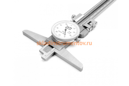 Штангенглубиномер ЧИЗ ШГК- 300 0,01 с круг. шкалой 448677