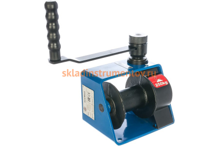 Ручная лебедка с червячным редуктором без каната EURO-LIFT VS-250 00005074 (г/п 250 кг)