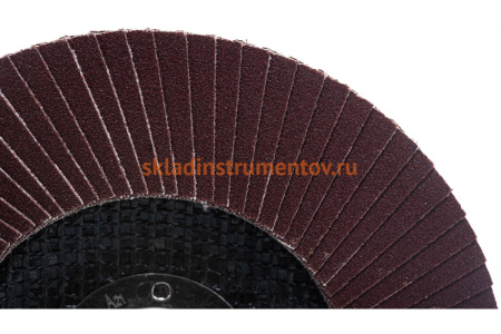 Круг лепестковый торцевой (125х22.2 мм; Р240) Vertextools 12600-240