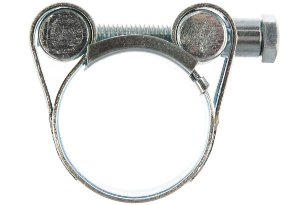 Металлические силовые хомуты СИБРТЕХ 29-31 мм, ширина 20 мм, шарнирный, W1, 2шт 47511