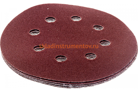 Круг шлифовальный на липкой основе (5 шт; 125 мм; Р180) ПРАКТИКА 031-525