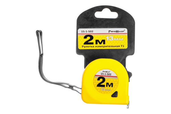 Рулетка T1 2 м, 13 мм РемоКолор 15-1-502