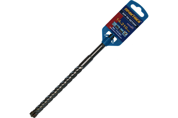Бур Х-тип серия Эксперт по бетону (14х210 мм; SDS-plus) ПРАКТИКА 775-921
