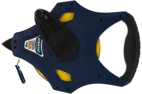 Рулетка геодезическая (50м x 15мм) КОБАЛЬТ 646-904