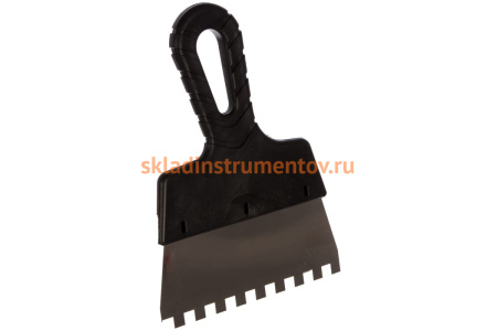 Нержавеющий зубчатый шпатель STAYER 1009-15-08
