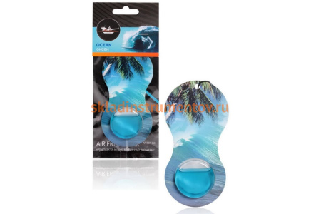 Подвесной гелевый ароматизатор Airline Восьмерка, океан AF-D01-OC