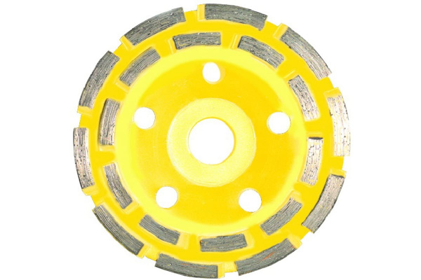 Чашка алмазная двухрядная (125х22.2 мм) для УШМ Biber 70711 тов-145431