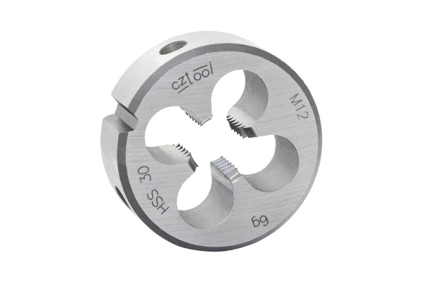 Плашка HSS М 12 шаг 1,75 мм. D38 мм Bucovice Tools 240120