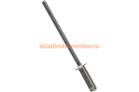 Заклепки вытяжные алюминиевые (3.2х10 мм; пакет 50 шт) КОБАЛЬТ 910-782