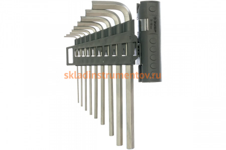 Набор имбусовых длинных ключей ЭКСПЕРТ HEX 1,5-10 мм ЗУБР 2745-3-1_z01