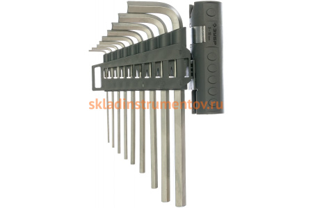 Набор имбусовых длинных ключей ЭКСПЕРТ HEX 1,5-10 мм ЗУБР 2745-3-1_z01