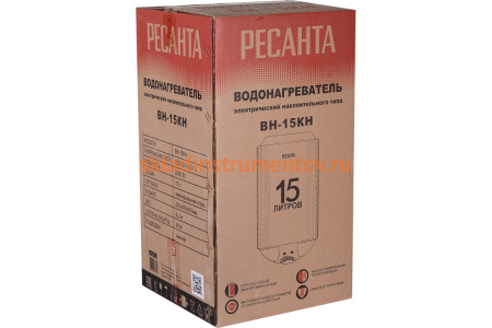 Накопительный водонагреватель Ресанта круглый ВН-15КН 74/5/12
