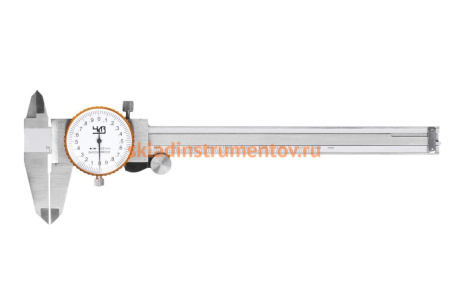 Штангенциркуль (150 мм, 0.02 мм) ЧИЗ ШЦК-1 53375