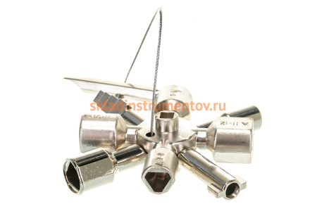 Универсальный ключ для электрошкафов КОБАЛЬТ 10 профилей 792-926