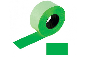 Этикет-лентам BRAUBERG зеленая, комплект 5 рулонов по 800 шт, 26х16 мм 128460