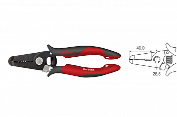 Съемник изоляции Wiha Electronic 180 мм 0.4 – 1.3 мм 33472