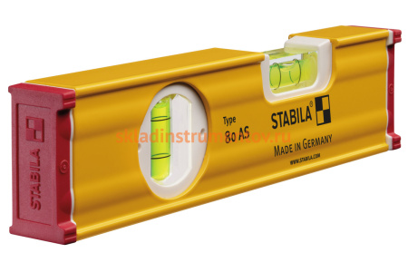 Уровень тип 80АS STABILA 20см 1верт., 1гориз.,точность 0,5мм/м 19565
