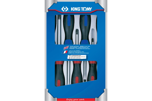 Набор отверток в коробке 7шт KING TONY 30127MR