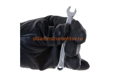 Комбинированный ключ 7мм Chrome vanadium на держателе ЭВРИКА ER-53071