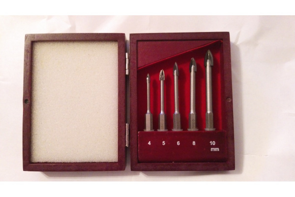 Набор сверл "ЭКСПЕРТ" по кафелю 5 шт. (4-10 мм) Зубр 29845-H5