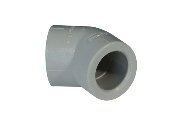 Уголок PPRC Энкор ф 40мм уг, 45 /20/180/ серый 44153