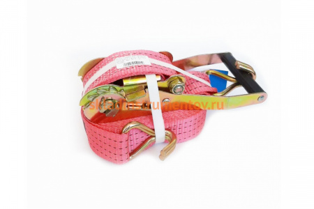 Стяжной ремень для крепления груза эконом класса РОМЕК 1,5/3,0тн с крюками арт. 50.15.1.0 10000