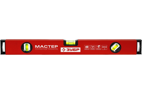 Уровень коробчатый ЗУБР 400 мм 34584-040