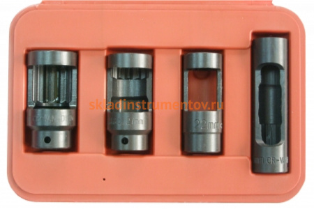 Набор головок для снятия форсунок СТАНКОИМПОРТ KA-6282K