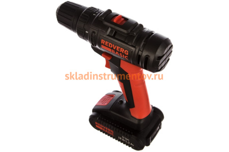 Аккумуляторная дрель-шуруповерт REDVERG Basic SD18L/1-2 6628621