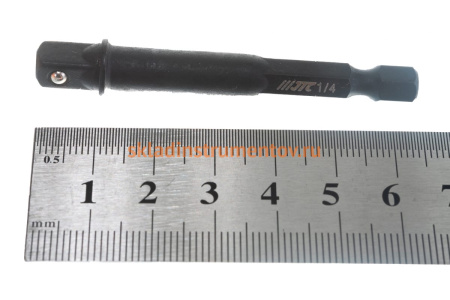 Адаптер для торцевых головок 1/4"x65мм в блистере JTC 7670-2C