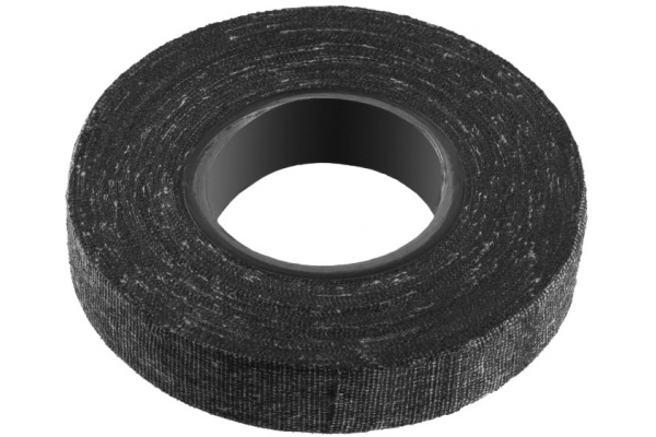 Изолента СИБИН 25 м Х/Б ширина 18 мм 1000 В  черная 1230-25