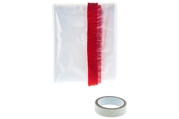 Пленочная дверь на молнии типа I с малярной лентой 25 см, 10 м (220x120 см) MATRIX  88757