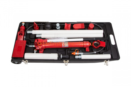 Гидравлический портативный набор для правки кузова в пластиковом кейсе (10т, 70МПа) Зубр 43035-10