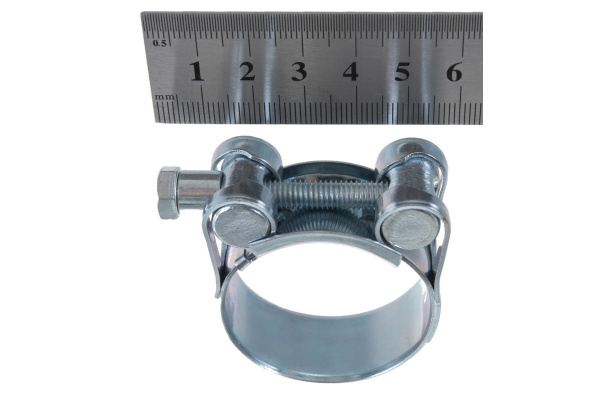 Металлические хомуты СИБРТЕХ, силовые, 36-39мм, ширина 20мм, шарнирный, W1, 2шт 47523