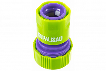 Пластмассовый соединитель-адаптер Palisad 3/4" внешняя резьба соединитель шланга 3/4" 65755