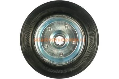 Колесо (200 мм; г/п 185 кг; резина/металл; игольчатый подшипник) ЗУБР 30936-200