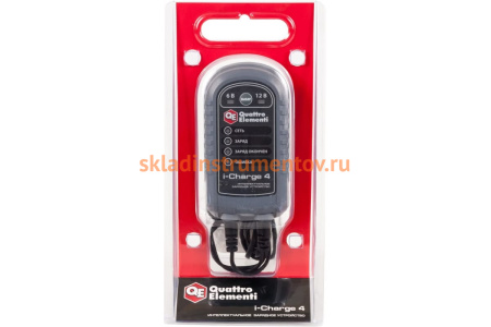 Зарядное устройство QUATTRO ELEMENTI i-Charge 4 полный автомат 771-688