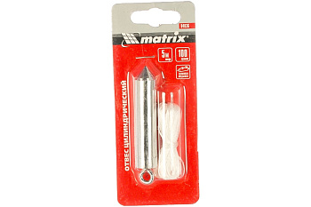 Отвес цилиндрический (100 г; шнур 5 м) MATRIX 84836