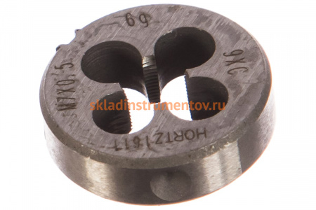 Плашка М 7 х0.5 9ХС HORTZ 203995