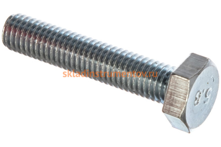 Болт ЗУБР ГОСТ 7798-70, M10 x 50 мм, 3 шт, кл. пр. 5.8, оцинкованный 303086-10-050