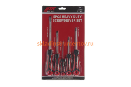 Набор усиленных отверток, 5 предметов JTC 7642