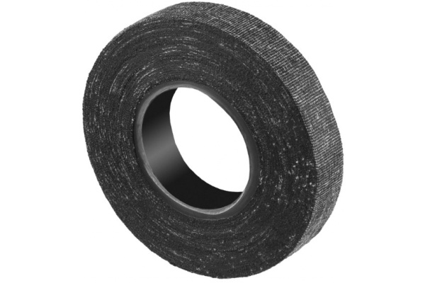 Изолента СИБИН 25 м Х/Б ширина 18 мм 1000 В  черная 1230-25