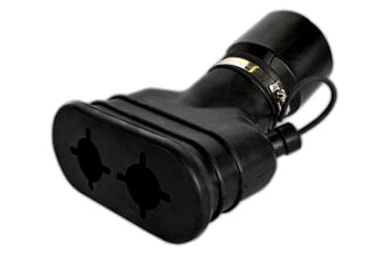 Наконечник неопреновый (200x100 мм) для шланга 100 мм Trommelberg CA102200100