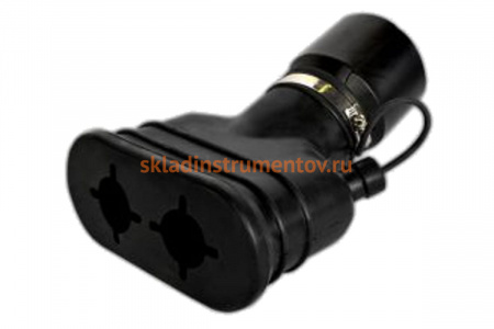 Наконечник неопреновый (200x100 мм) для шланга 100 мм Trommelberg CA102200100